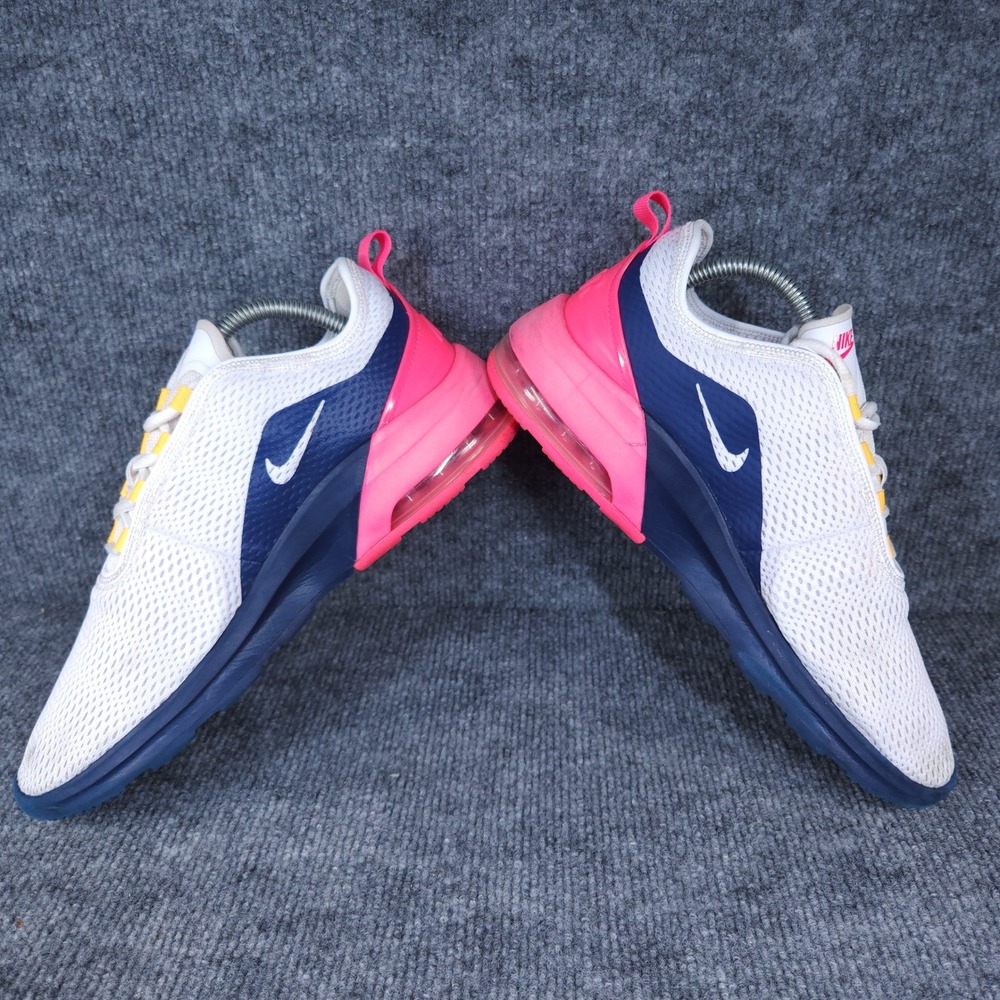 Nike Air Max Shoes Motion 2 Womens White Pink Navy Size 9 - Picture 6 of 12